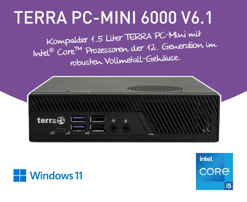 TERRA PC-Mini 6000V6.1 SILENT GREENLINE