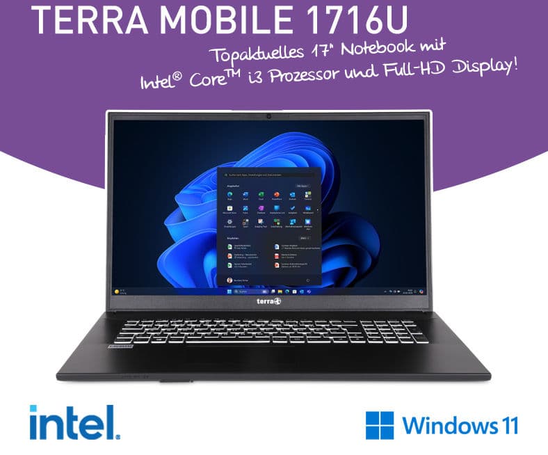 TERRA MOBILE 1716U i3-1215U W11P