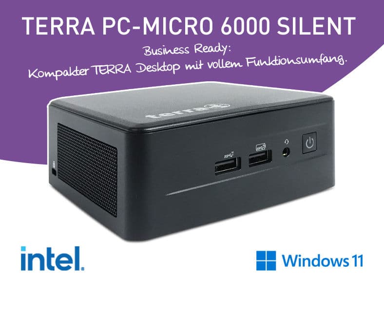 TERRA PC-Micro 6000 SILENT GREENLINE